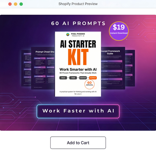 AI Starter Kit – 60 Prompt Frameworks